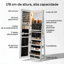 Espelho Porta Joias 360° com Organizador Interno